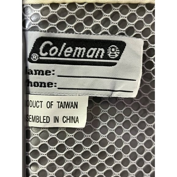 Vintage Coleman Insulated Cooler Pack Green Shoulder Lunch Bag Small - Picture 8 of 16